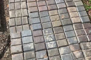 old 3 panel pavers